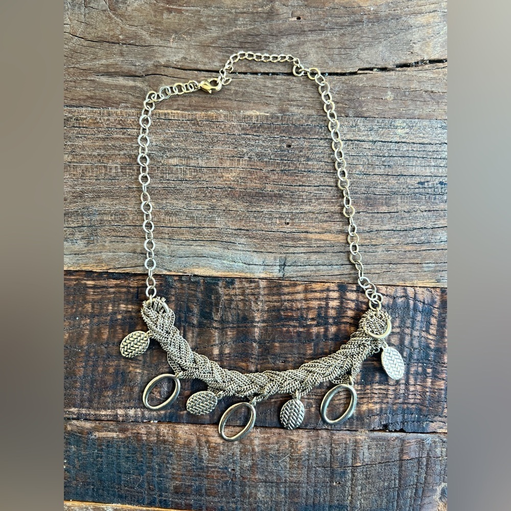 Gold Leaf Pendant Necklace
